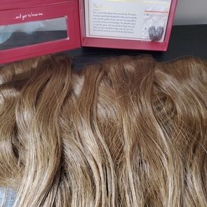 Beautiful light brown hair extensions!!